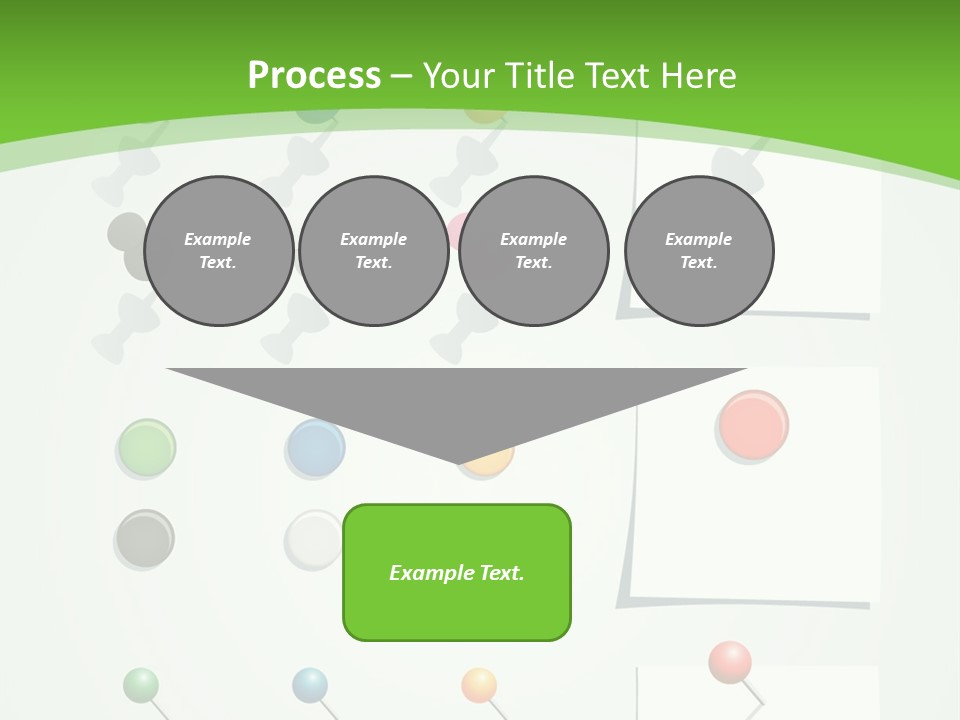 A Bunch Of Different Colored Balls On A White Surface PowerPoint Template