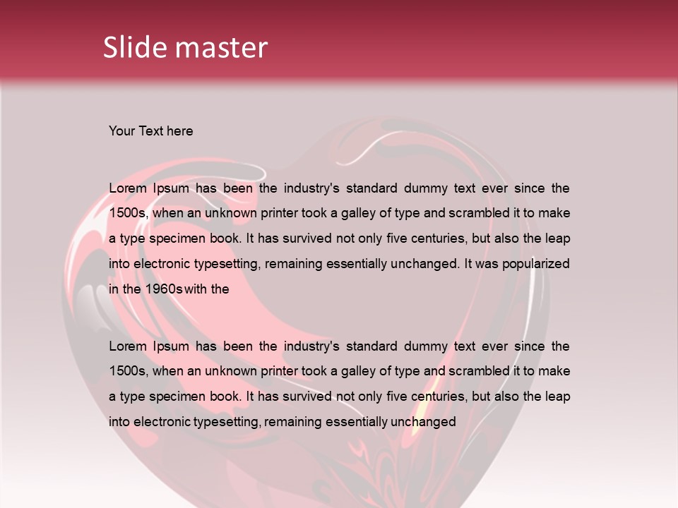 Card Wallpaper Couple PowerPoint Template