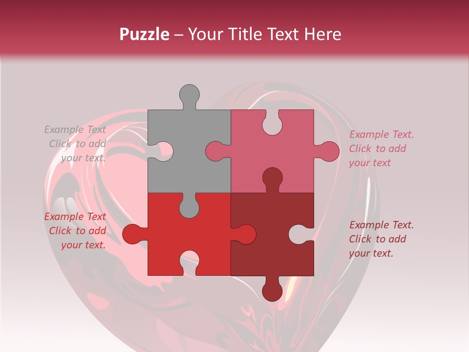 Card Wallpaper Couple PowerPoint Template
