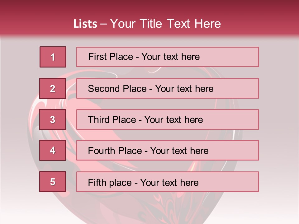 Card Wallpaper Couple PowerPoint Template