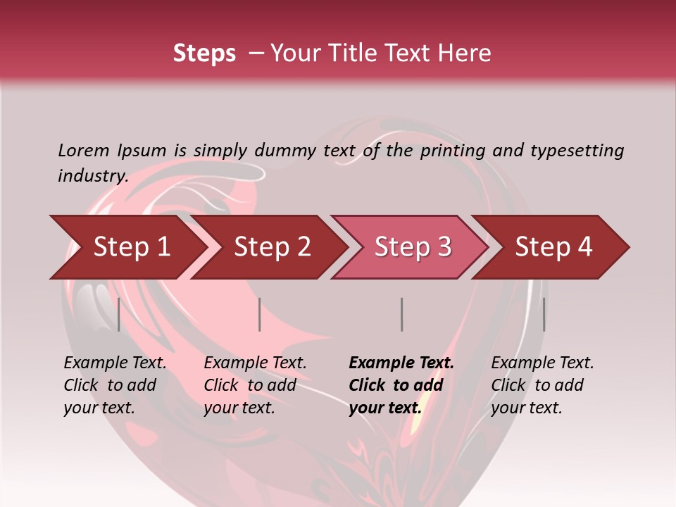 Card Wallpaper Couple PowerPoint Template