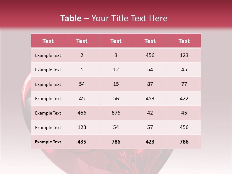 Card Wallpaper Couple PowerPoint Template