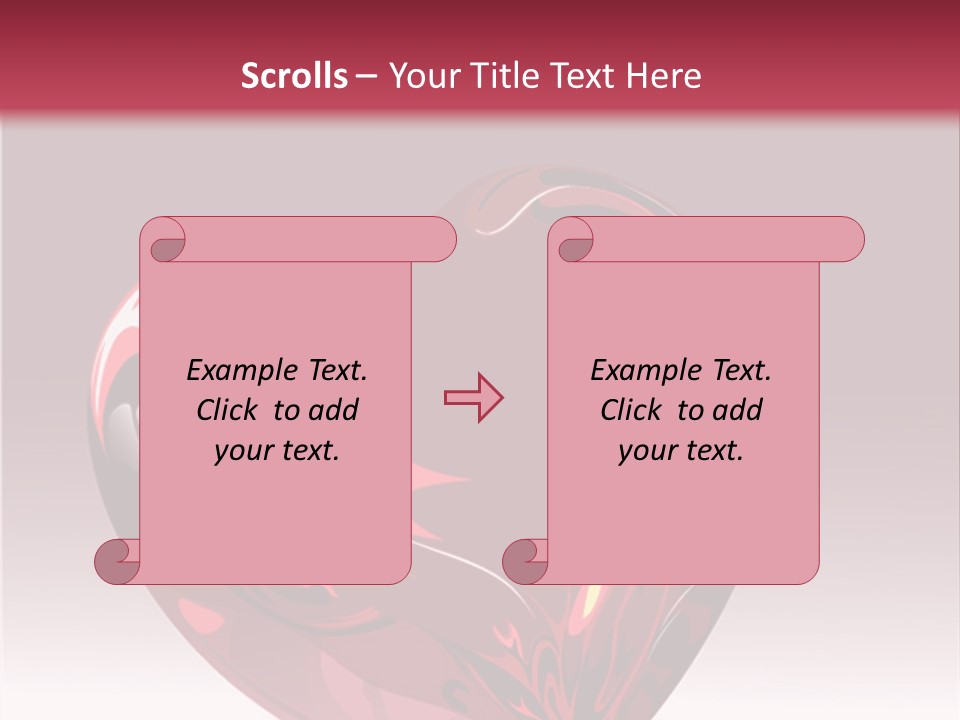 Card Wallpaper Couple PowerPoint Template
