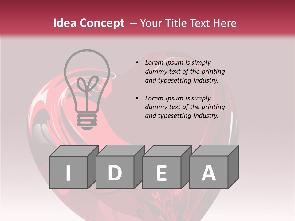 Card Wallpaper Couple PowerPoint Template