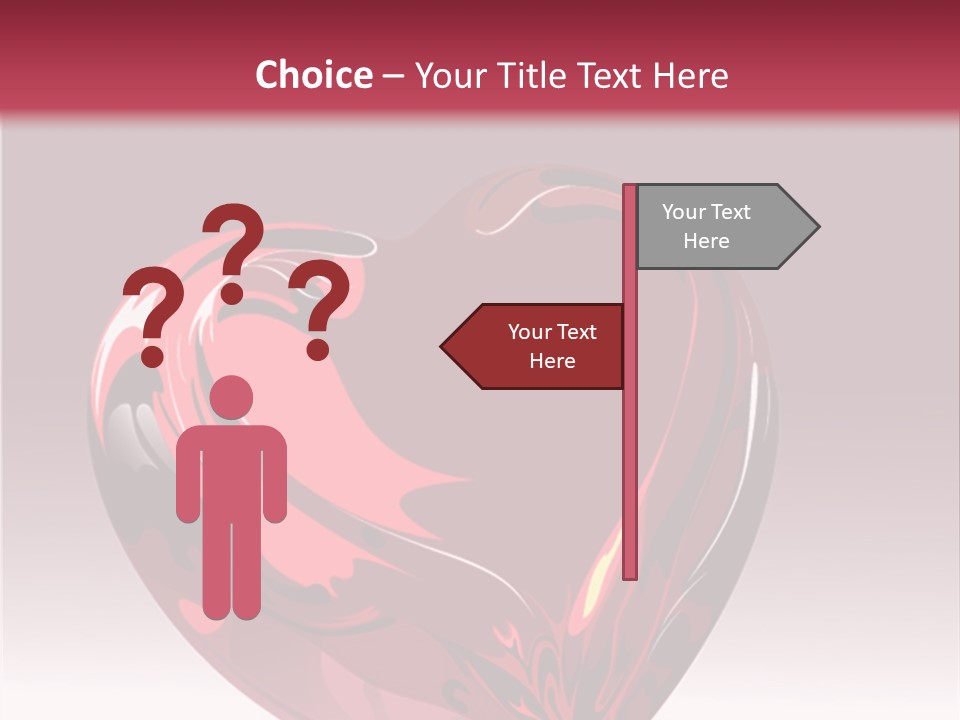 Card Wallpaper Couple PowerPoint Template