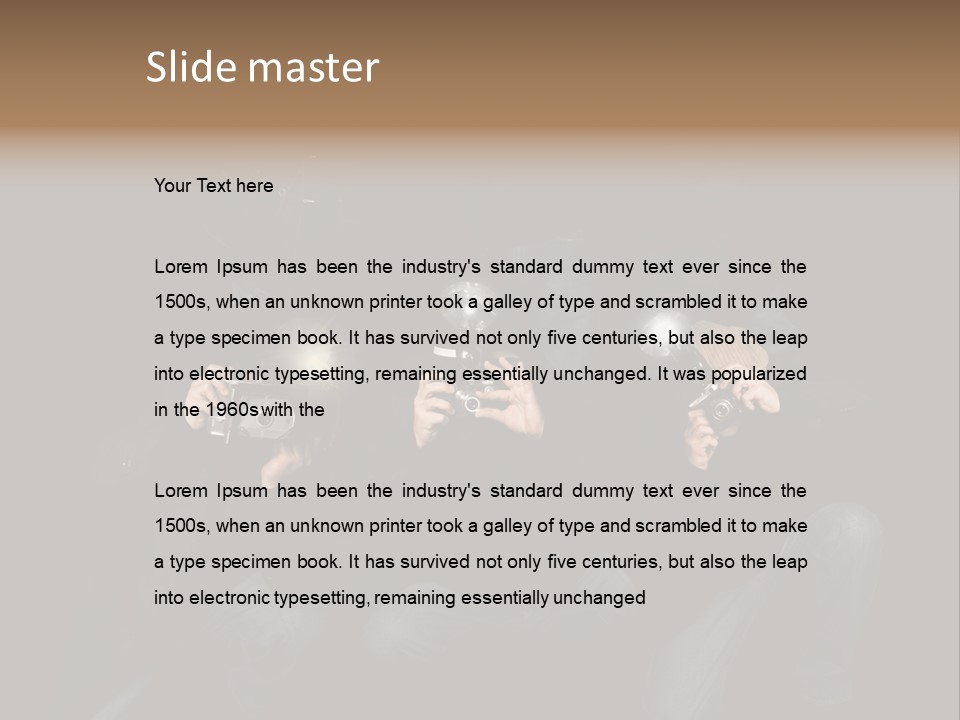 Revival Report Fashioned PowerPoint Template