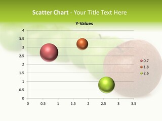 A Row Of Green And Red Apples On A White Background PowerPoint Template