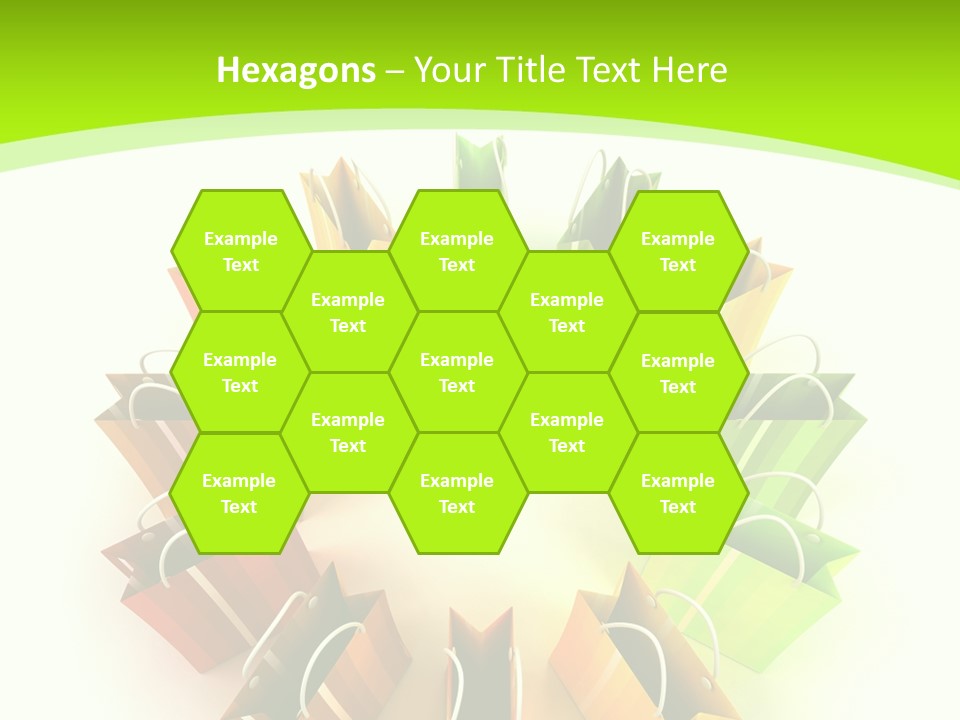 Green Rendering White PowerPoint Template