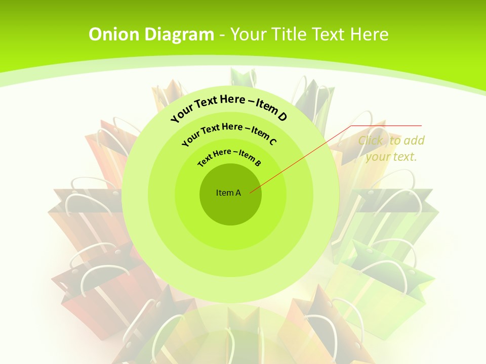 Green Rendering White PowerPoint Template