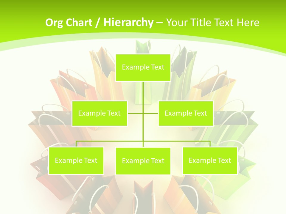 Green Rendering White PowerPoint Template