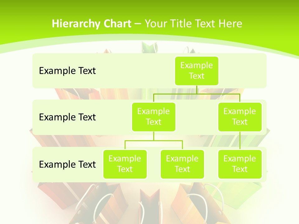 Green Rendering White PowerPoint Template