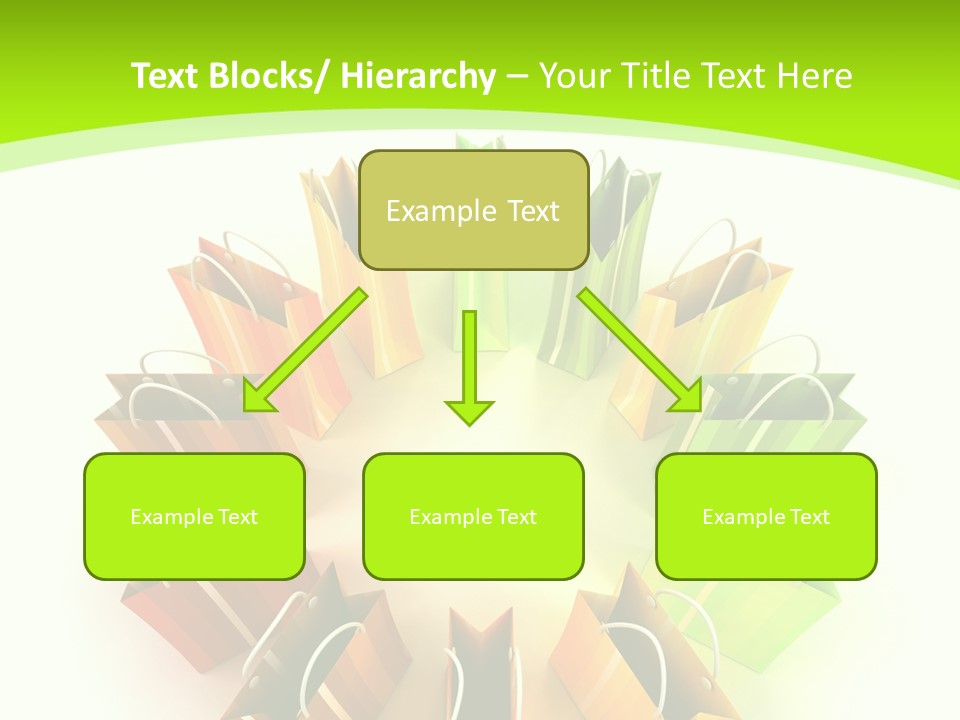 Green Rendering White PowerPoint Template