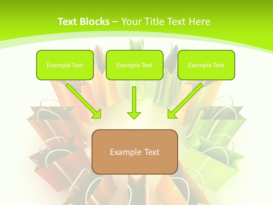 Green Rendering White PowerPoint Template