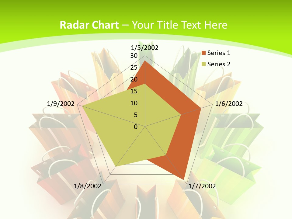 Green Rendering White PowerPoint Template