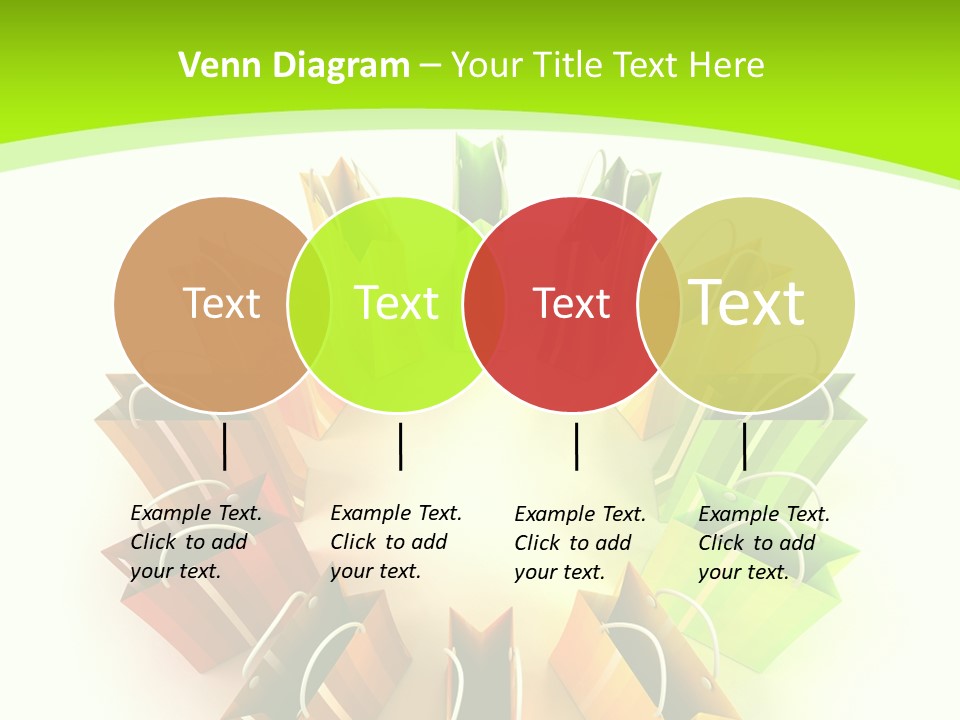 Green Rendering White PowerPoint Template