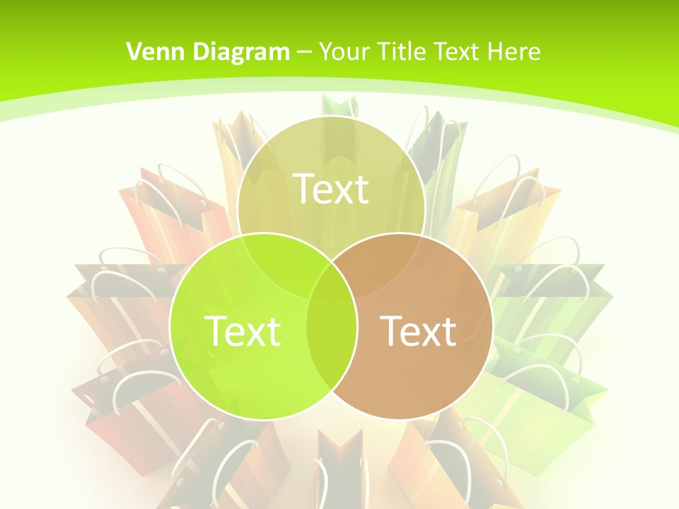 Green Rendering White PowerPoint Template