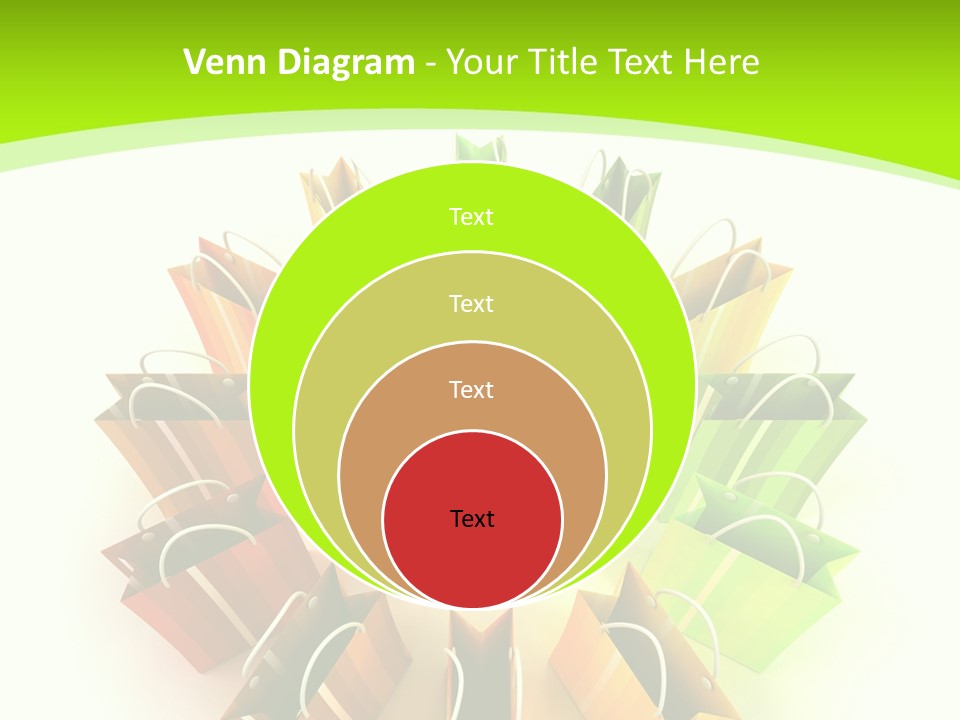 Green Rendering White PowerPoint Template