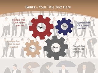 Exercise Team Vectors PowerPoint Template