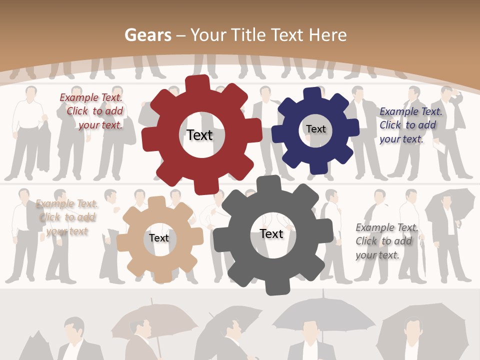 Exercise Team Vectors PowerPoint Template