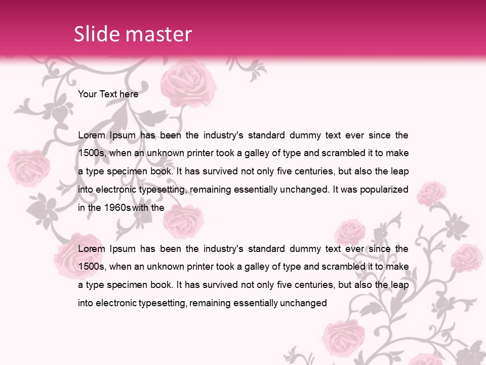 Pricetag Letter Clipart PowerPoint Template