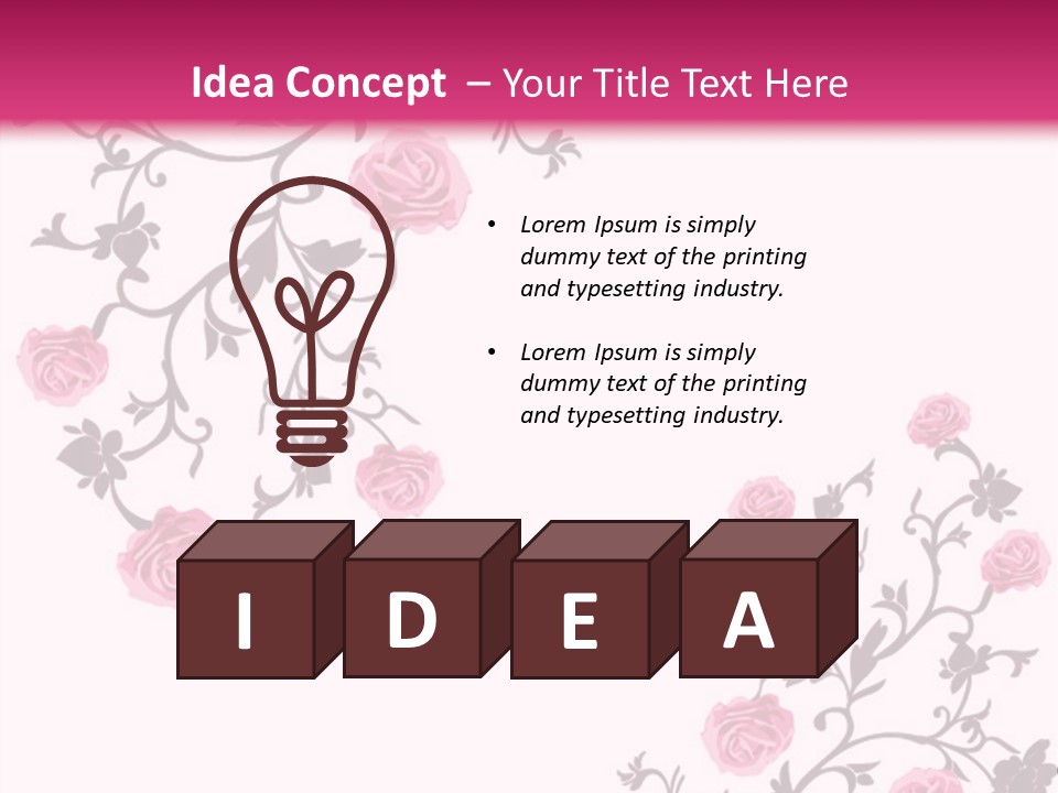 Pricetag Letter Clipart PowerPoint Template