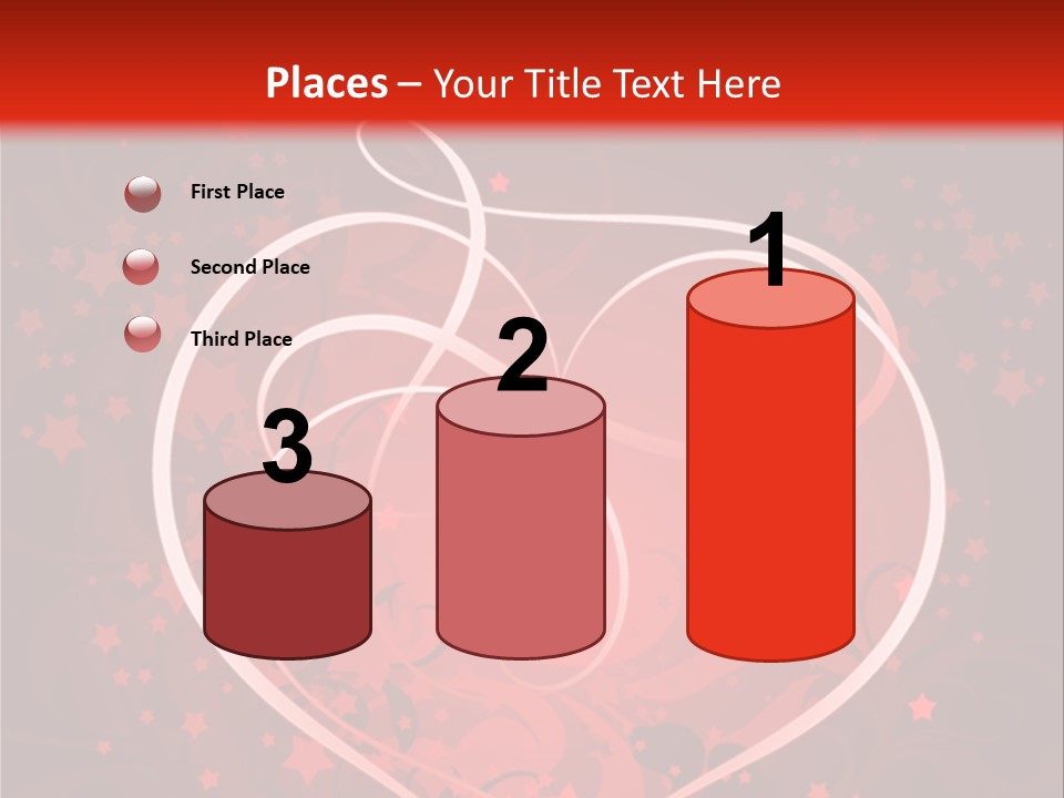 Retro Paint Heart PowerPoint Template