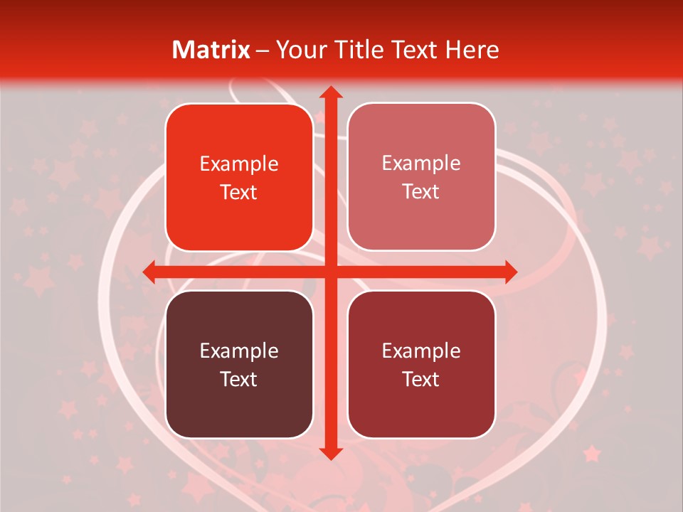 Retro Paint Heart PowerPoint Template