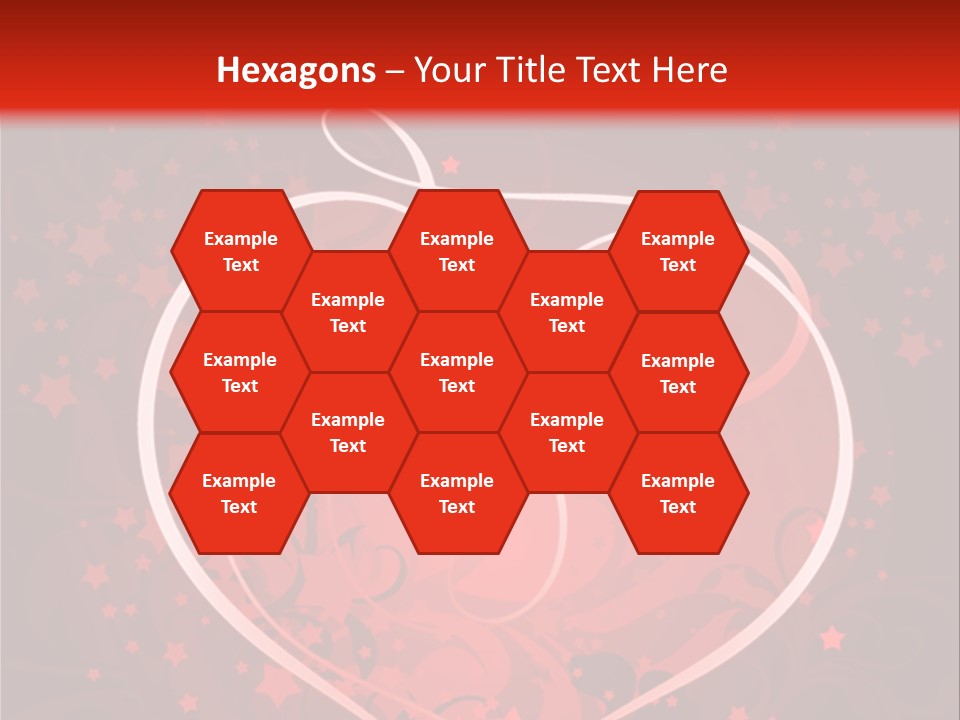 Retro Paint Heart PowerPoint Template