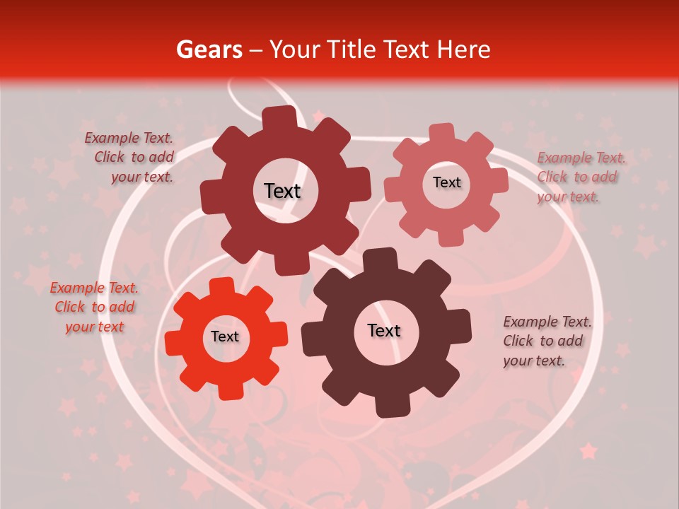 Retro Paint Heart PowerPoint Template