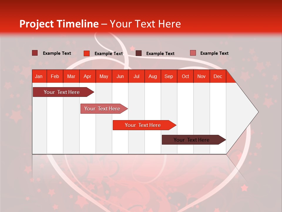 Retro Paint Heart PowerPoint Template