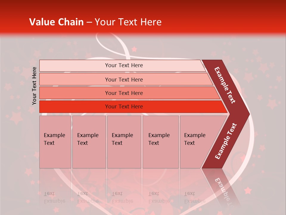 Retro Paint Heart PowerPoint Template