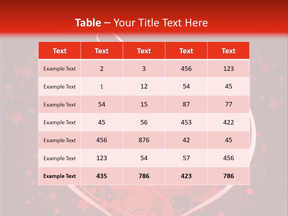 Retro Paint Heart PowerPoint Template