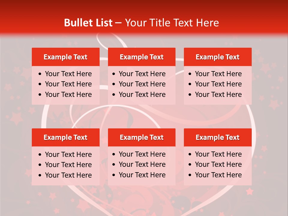 Retro Paint Heart PowerPoint Template