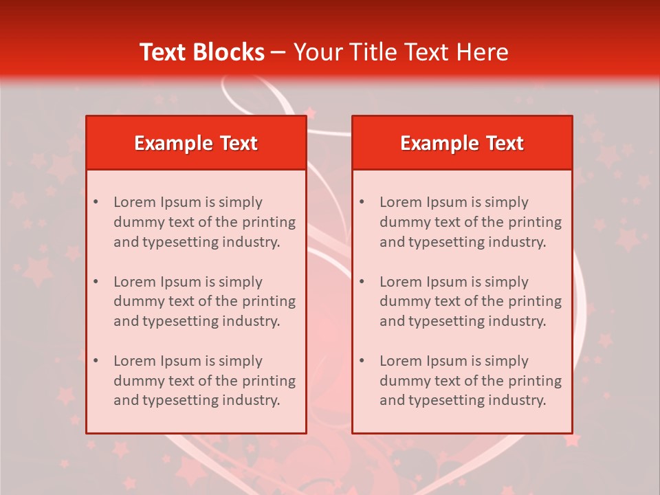 Retro Paint Heart PowerPoint Template