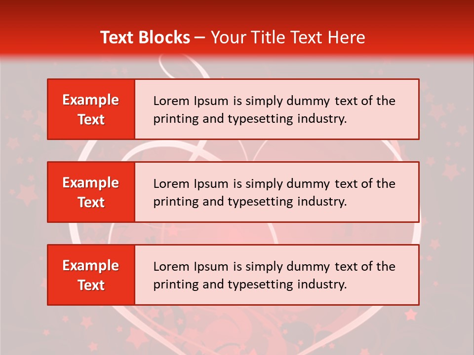 Retro Paint Heart PowerPoint Template