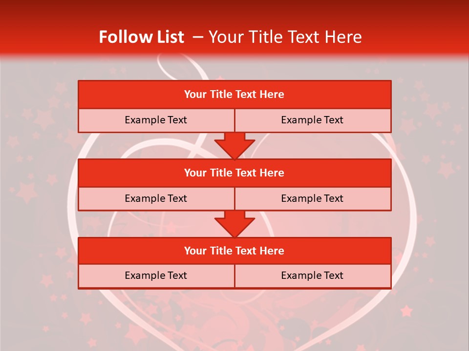 Retro Paint Heart PowerPoint Template