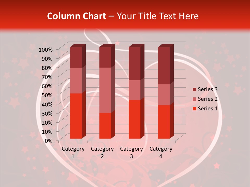 Retro Paint Heart PowerPoint Template