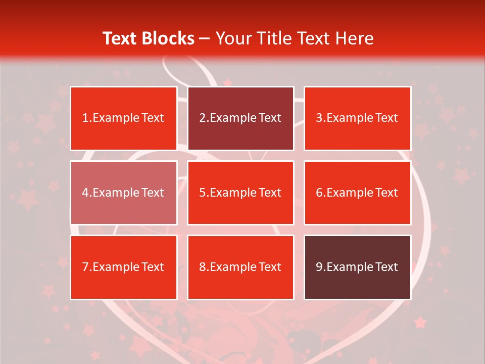 Retro Paint Heart PowerPoint Template