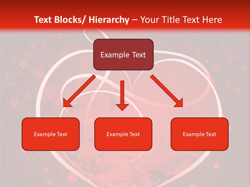 Retro Paint Heart PowerPoint Template