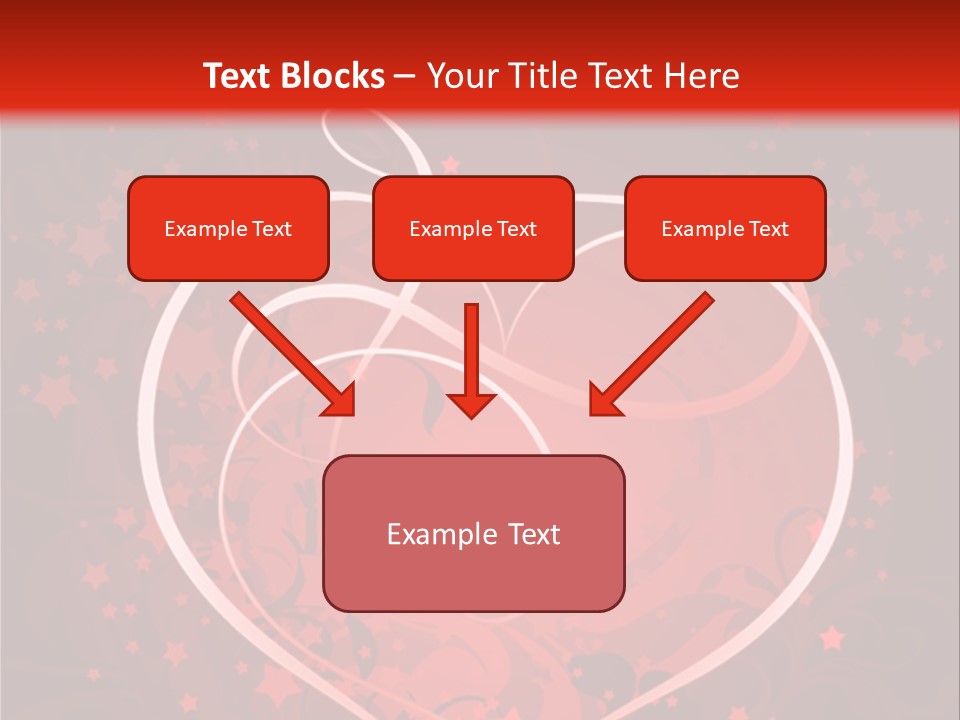 Retro Paint Heart PowerPoint Template