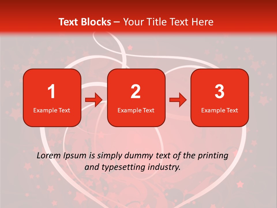 Retro Paint Heart PowerPoint Template