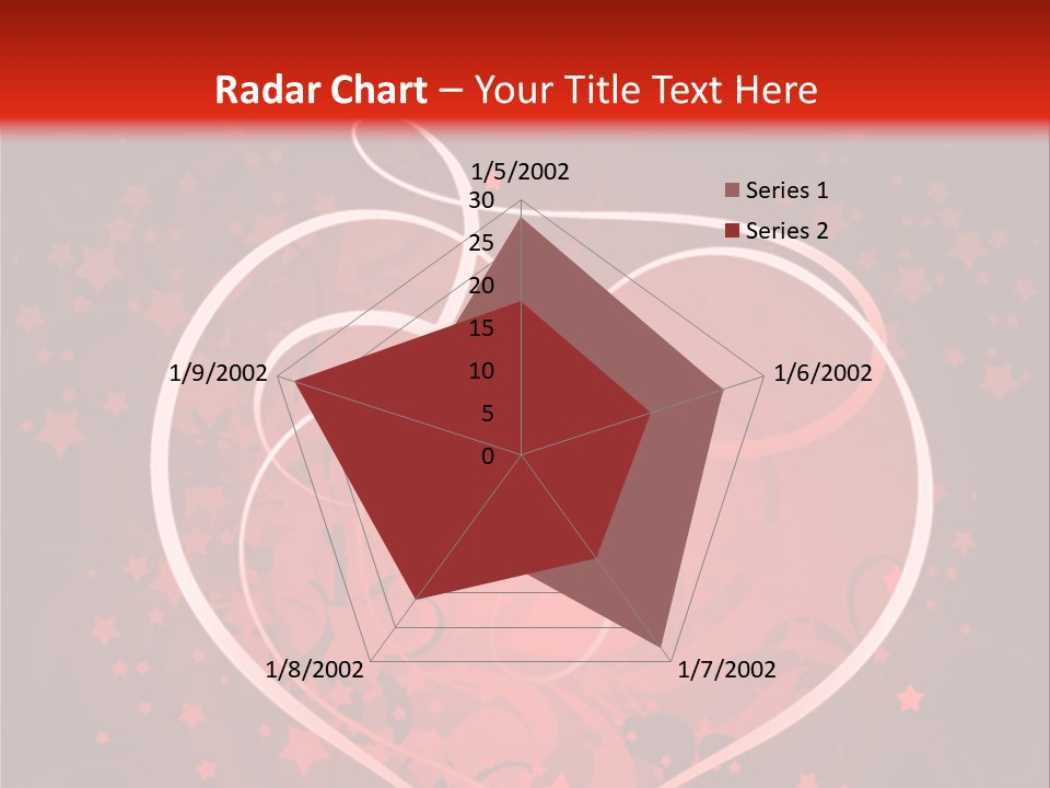 Retro Paint Heart PowerPoint Template