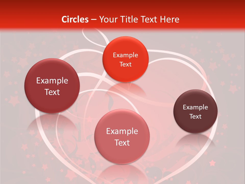 Retro Paint Heart PowerPoint Template