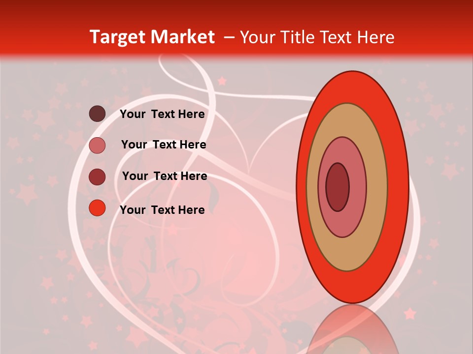 Retro Paint Heart PowerPoint Template