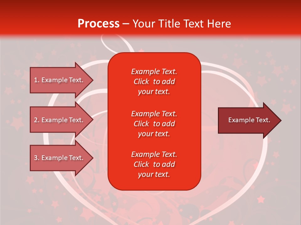 Retro Paint Heart PowerPoint Template