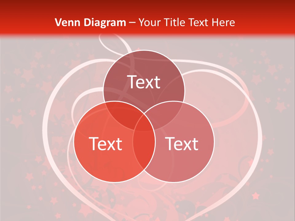 Retro Paint Heart PowerPoint Template