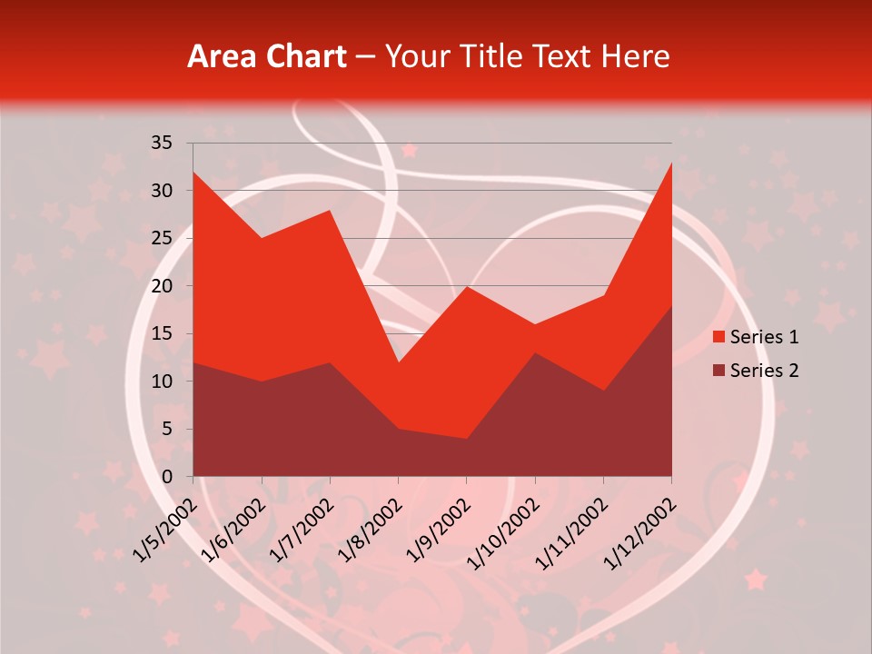 Retro Paint Heart PowerPoint Template