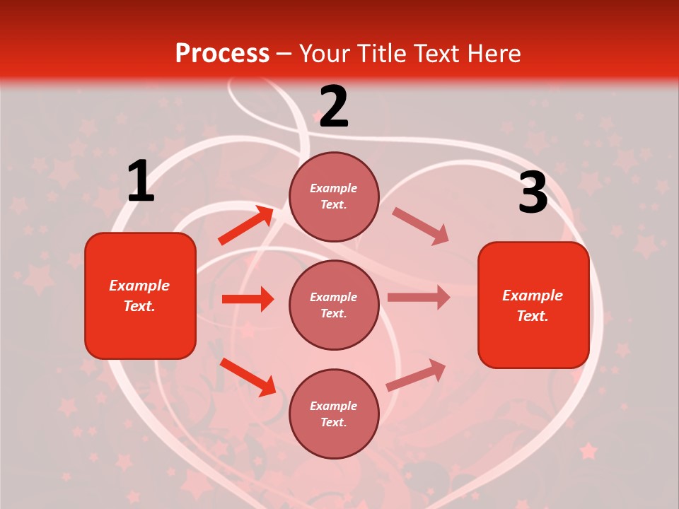 Retro Paint Heart PowerPoint Template