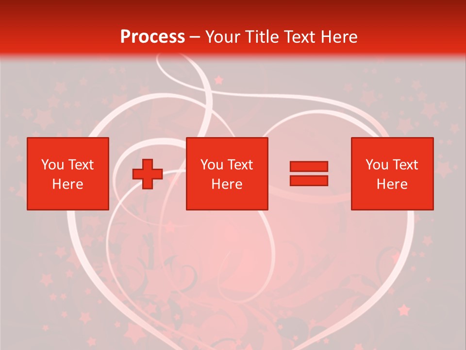 Retro Paint Heart PowerPoint Template
