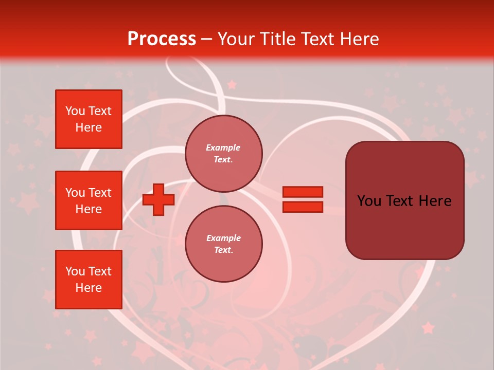 Retro Paint Heart PowerPoint Template